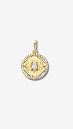 Fluted Gem Charm